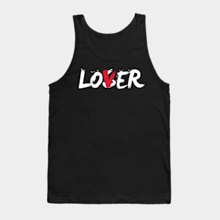 Loser Lover Drip Retro white and black Tee For Men Women Tank Top